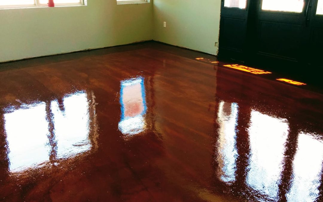 Concrete Acid Stain Colors Flower Mound